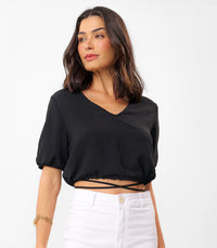 Blusa Cropped Feminina