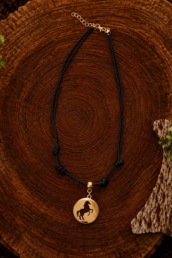 COLAR CABRESTO PRETO - COLAR