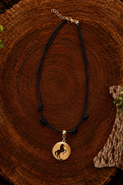 COLAR CABRESTO PRETO - COLAR