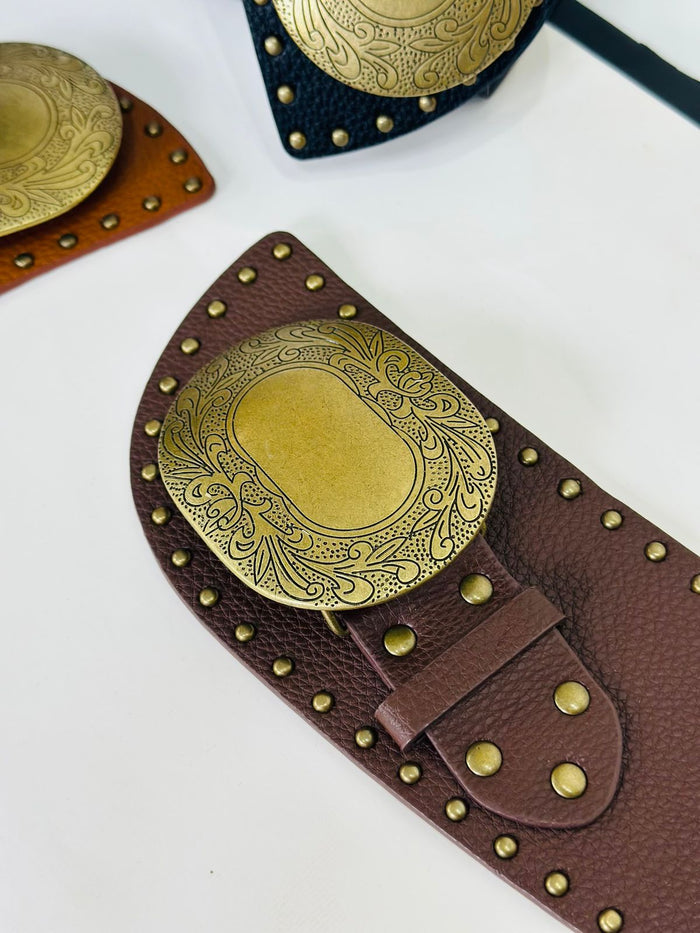 MAX CINTO COLORADO CARAMELO - CINTO MAIS LARGO