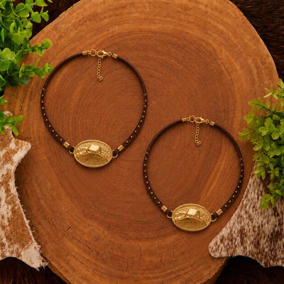 CHOKER AMAZONA MARROM - COLAR