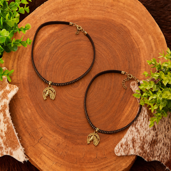 CHOKER LEGADO MARROM - COLAR