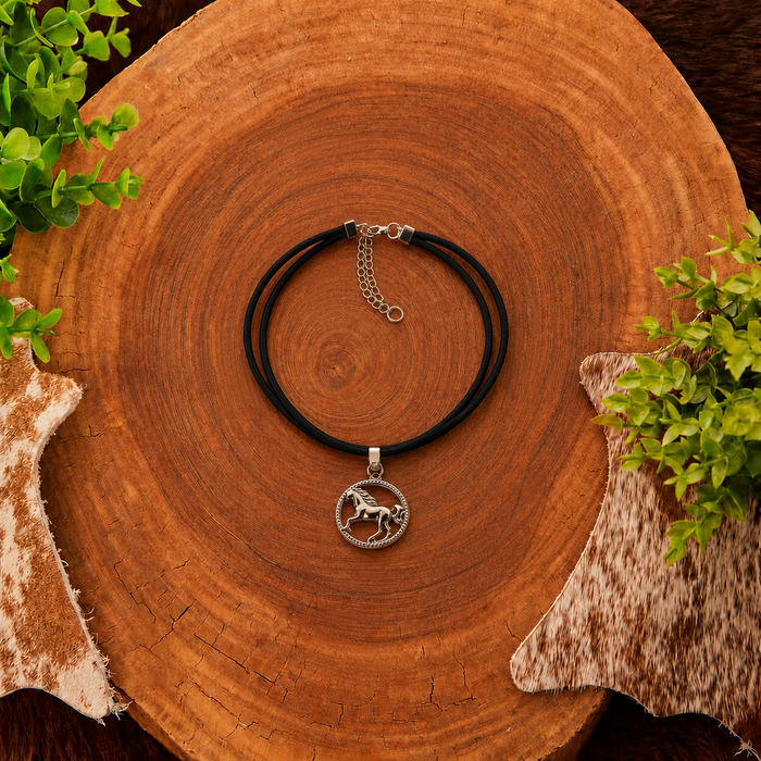 CHOKER ESPORA MARROM - COLAR