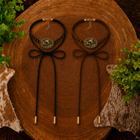 CHOKER RODEIO MARROM - COLAR