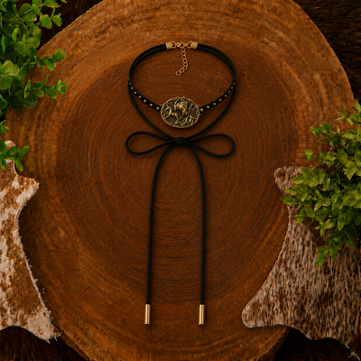 CHOKER RODEIO PRETO - COLAR