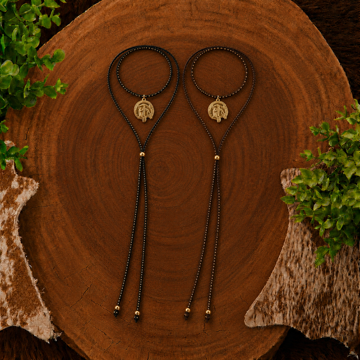 CHOKER MAYA MARROM - COLAR