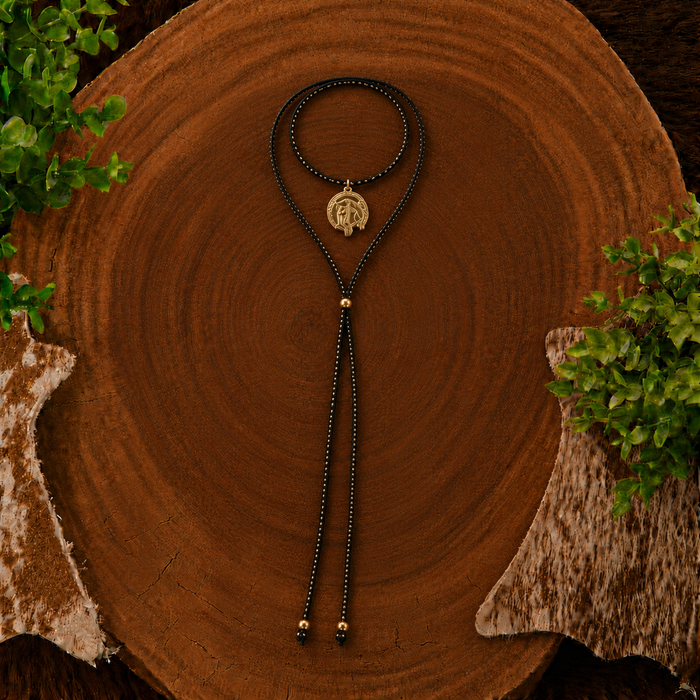 CHOKER MAYA MARROM - COLAR