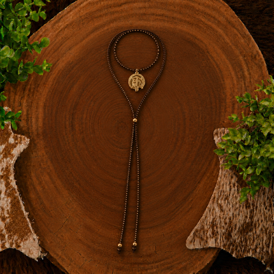 CHOKER MAYA MARROM - COLAR