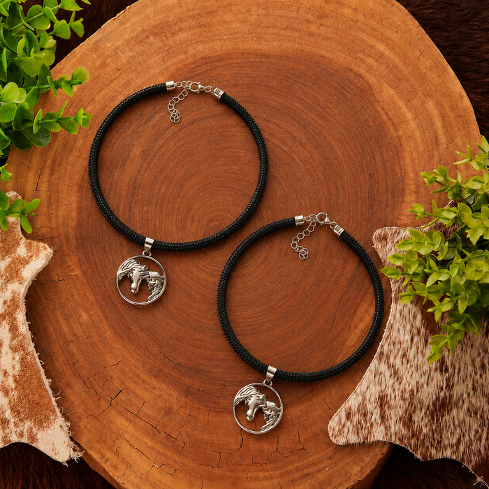 CHOKER CAVALHEIRA BLACK - COLAR