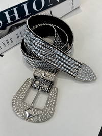 CINTO GLAM EM STRASS COM MAX FIVELA