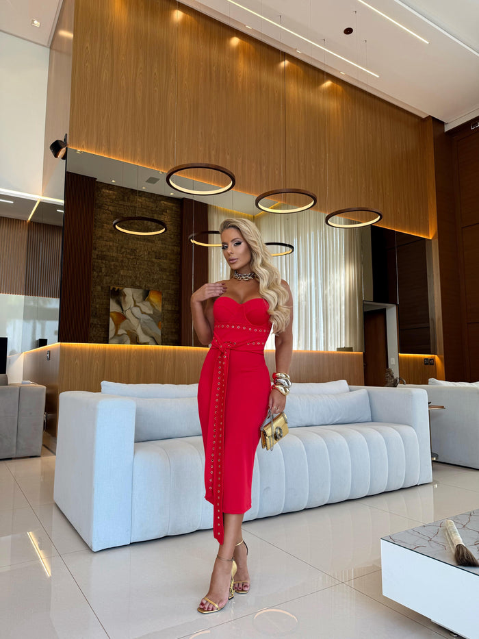 VESTIDO FIORELA RED