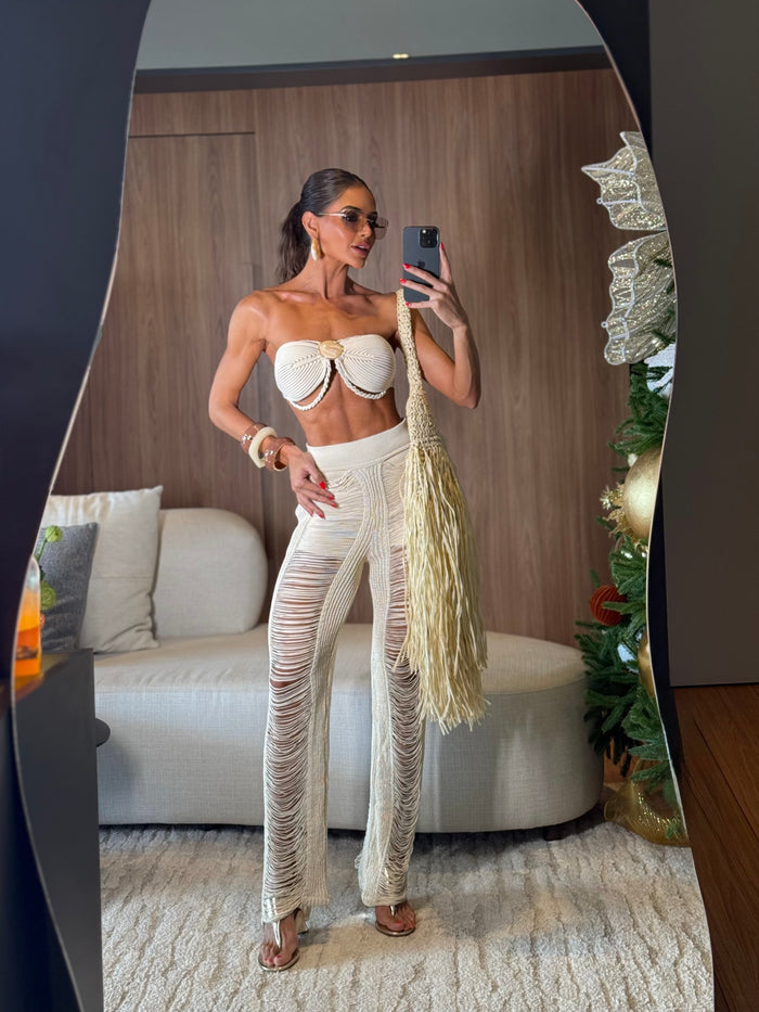 CONJUNTO LIZ NATURAL - FIOS DE SEDA