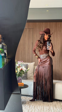 BODY  REDALE MARROM - SOMENTE O BODY