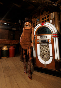 VESTIDO MONTANA MARROM