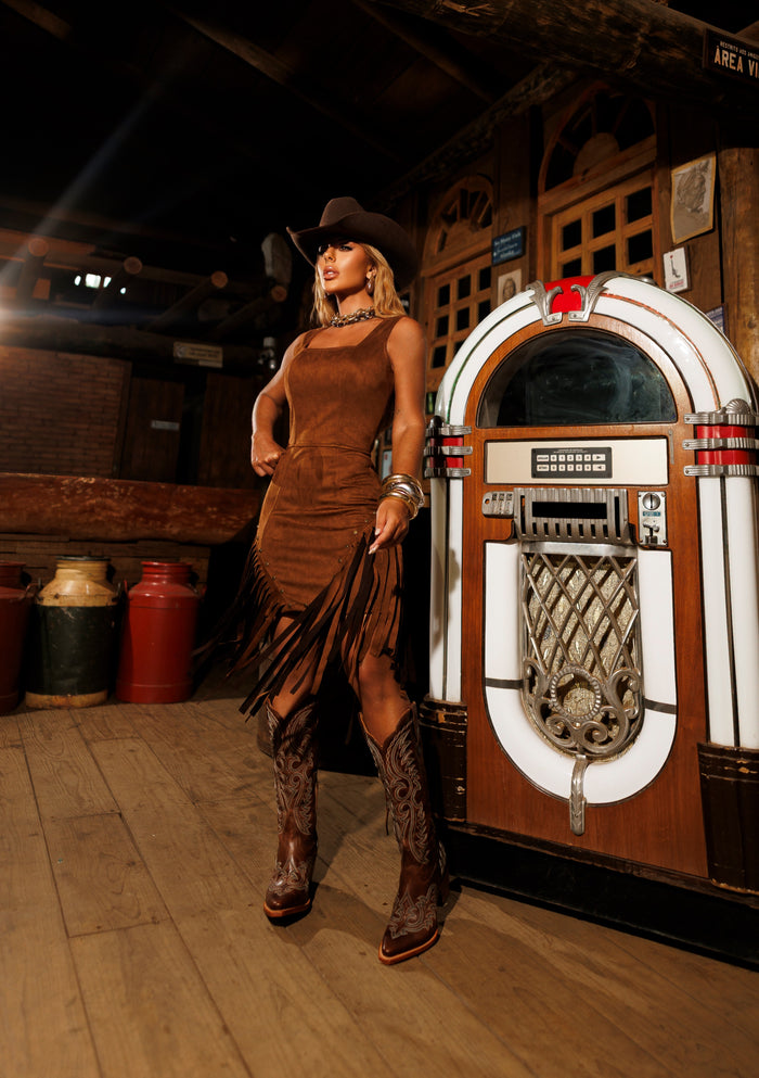 VESTIDO MONTANA MARROM