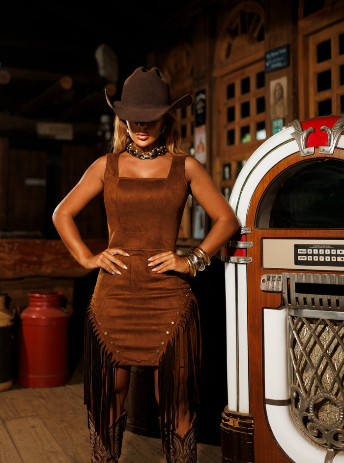 VESTIDO MONTANA MARROM