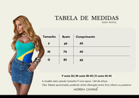 BODY MAIÔ TROPICAL - SOMENTE O BODY