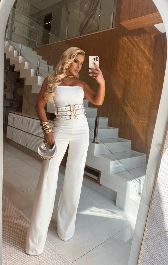 MACACÃO MADEMOISELLE OFF - FORRADO