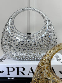 BAG SWAROVSKI SILVER