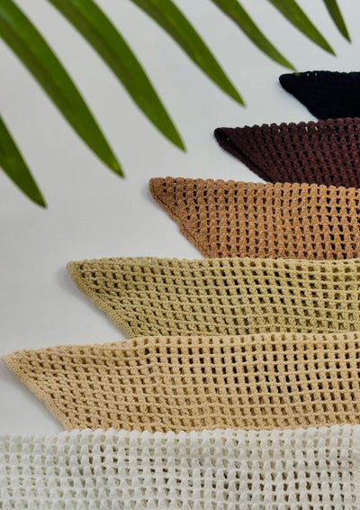 LENÇO MACRAMÊ MODAL - BLACK