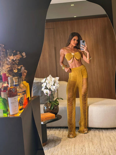 CONJUNTO LIZ GOLDEN - FIOS DE SEDA