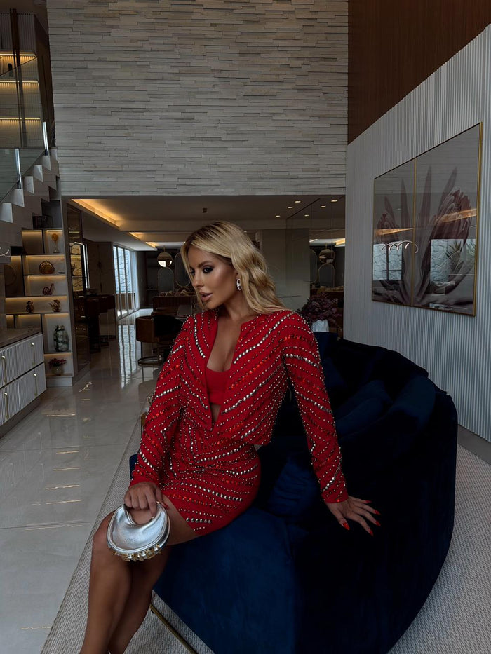 TRIJUNTO  RUBI RED - SAIA, CASACO E TOP