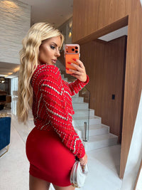 TRIJUNTO  RUBI RED - SAIA, CASACO E TOP