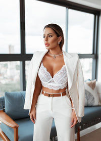 TOP CROPPED BELLA -  PEÇA PROMOCIONAL SEM TROCA