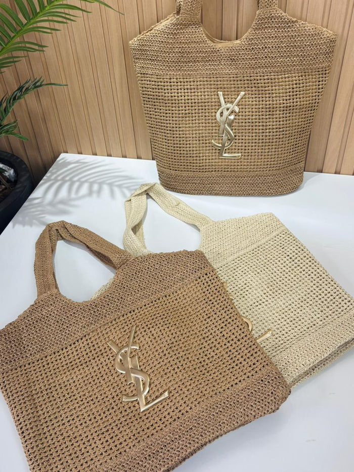 BOLSA YVES PALHA TROPICAL