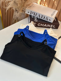 COMBO 3 PEÇAS - REGATA POWER - BLACK, AZUL E OFF