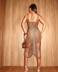 VESTIDO DUBAI - TRICOT MODAL- ACOMPANHA VESTIDO SEGUNDA PELE