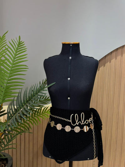 LENÇO MACRAMÊ MODAL - BLACK