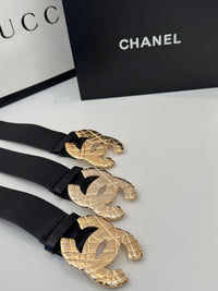 CINTO CLARA BLACK COURO COM FIVELA METAL (TAMANHO G)