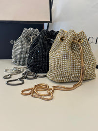 BOLSA BAG STRASS - PRATA