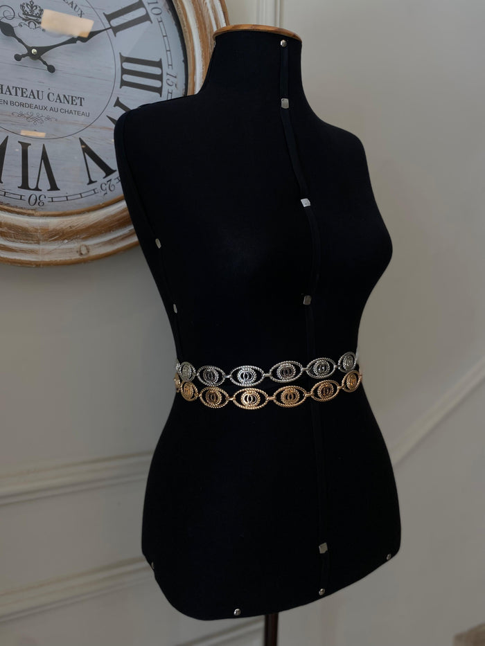 CINTO CORRENTE DOLCE CORAÇÃO - PRATA