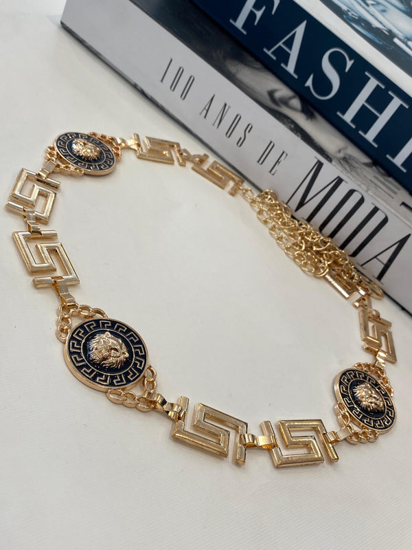 CINTO CORRENTE LION - DOURADO