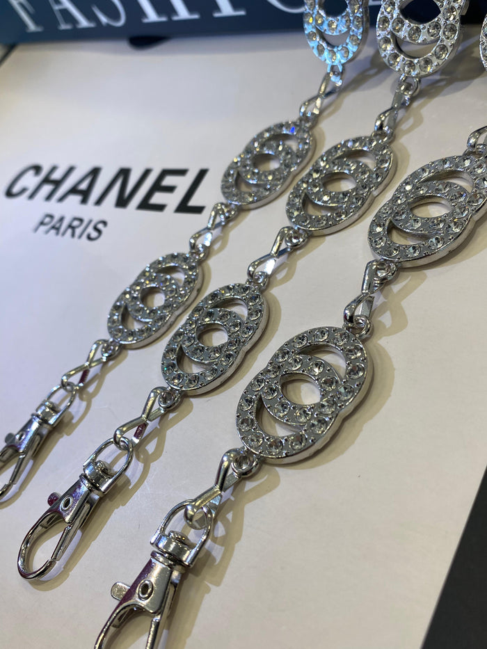 CINTO CORRENTE CRISTAL - PRATA