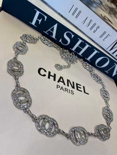 CINTO CORRENTE CRISTAL - PRATA