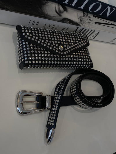 CINTO POCHETE ROCK - BLACK