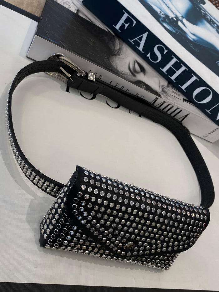 CINTO POCHETE ROCK - BLACK