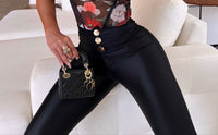CALÇA SKINNY GLOSS 3 BOTÕES