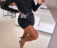 SAIA DRAPEADA BLACK