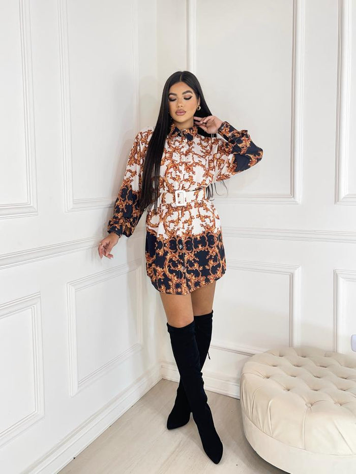 CHEMISE VERSALHES , ACOMPANHA CINTO