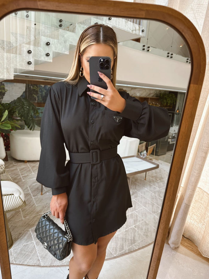 CHEMISE BLACK PARIS, ACOMPANHA CINTO
