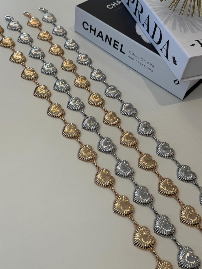 CINTO CANDY HEART - DOURADO