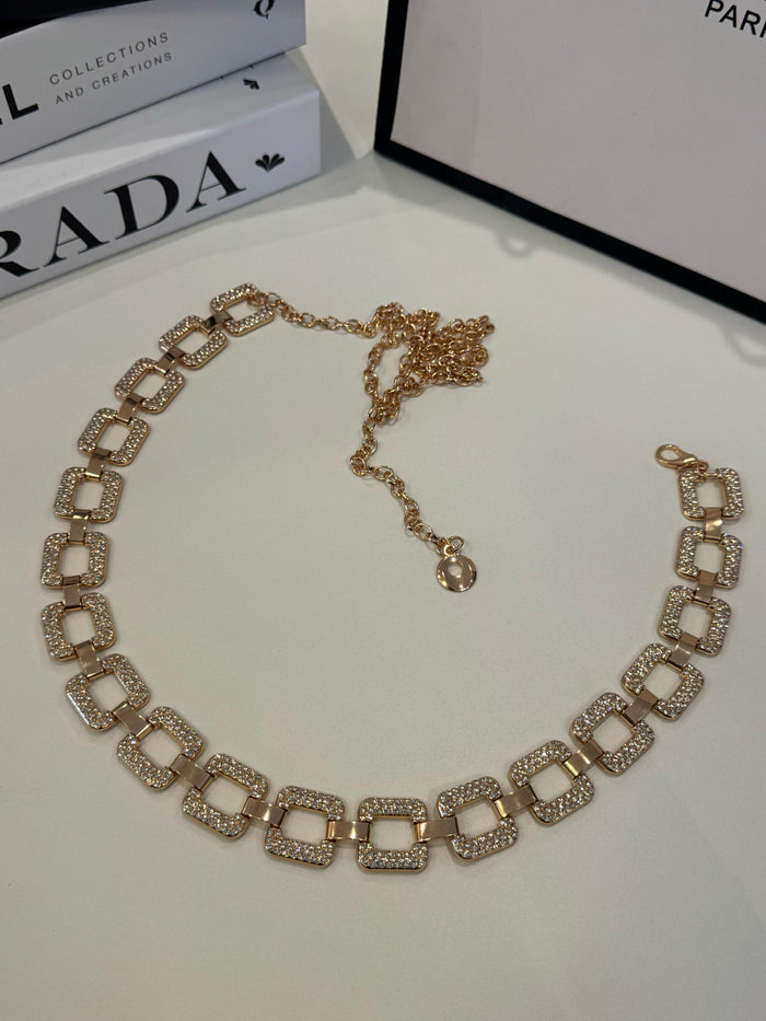 CINTO CORRENTE LUXO - DOURADO