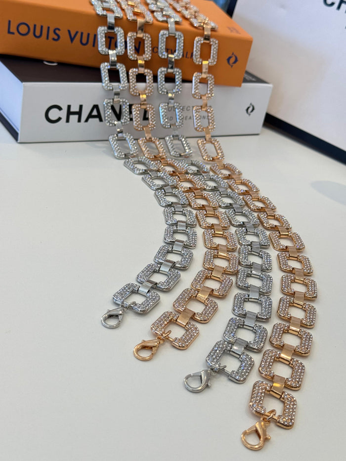 CINTO CORRENTE LUXO - PRATA