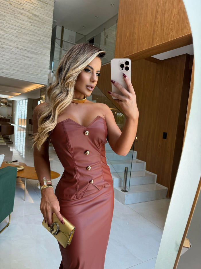 CONJUNTO MIDI KARINA MARROM