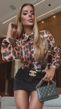 CAMISA FELINE - SOMENTE CAMISA
