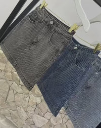 SAIA JEANS CLARO LUXURY CRAVEJADA